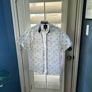 Denim & Flower (Ricky Singh) Men’s Shirt. Size L. Slim Fit. Bicycles.